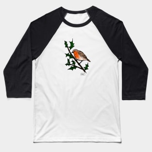 European Robin Doodle Baseball T-Shirt